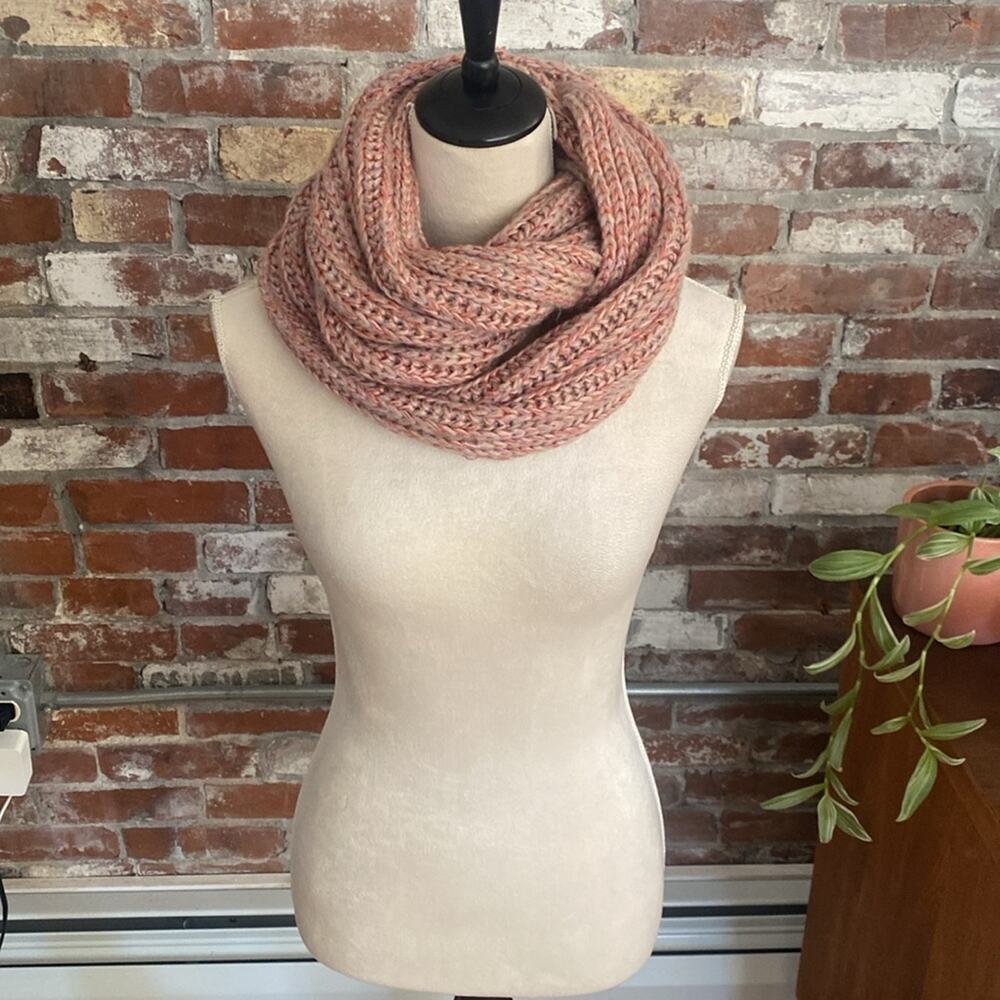 Knit Double Wrap Infinity Scarf
